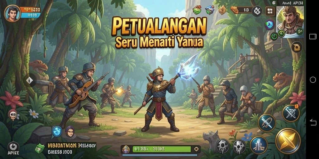 Tampilkan gameplay menegangkan dan menantang di API33.