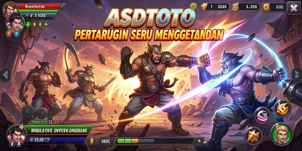 Gameplay menegangkan dalam pertarungan ASDTOTO.