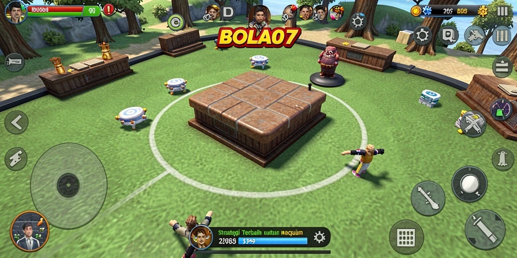 Tampilan menarik gameplay BOLA07 dalam aksi strategi.