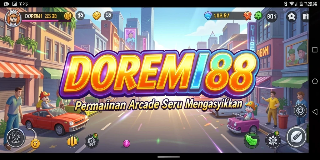 Tampilan Gameplay Seru dari DOREMI88 di dunia arcade.
