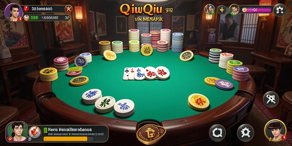 Tampilan gameplay seru dalam F32 yang penuh strategi QiuQiu.