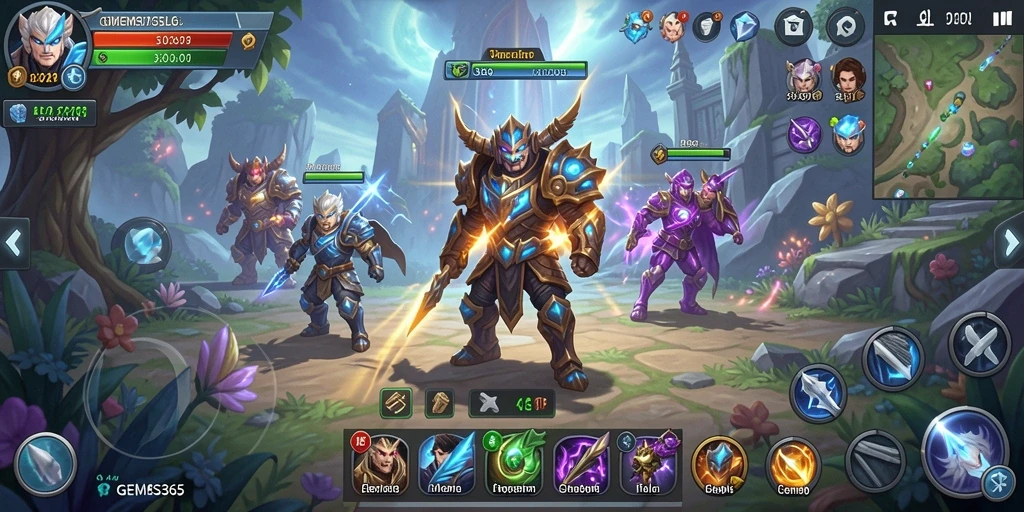 Tampak serunya gameplay SLG di GEMS365.