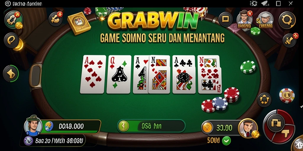Tampilan gameplay menarik dari GRABWIN dengan suasana seru.
