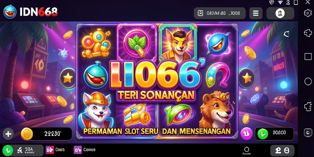 Tampilan gameplay IDN668 yang menarik dan interaktif.