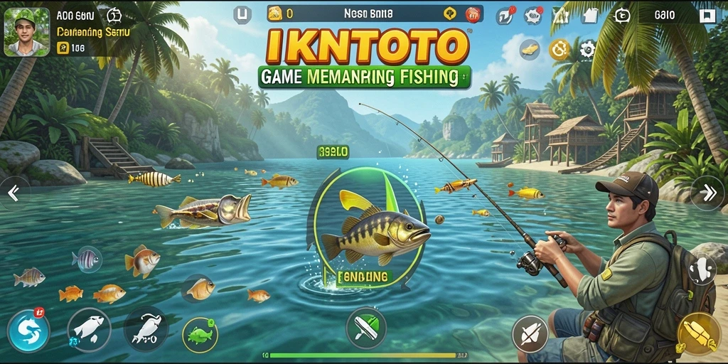 Tangkapan ikan yang spektakuler dalam gameplay IKNTOTO.