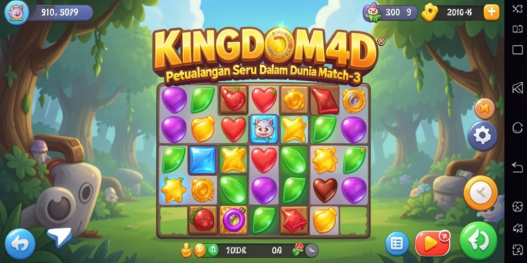 Gameplay KINGDOM4D yang seru dan penuh warna.