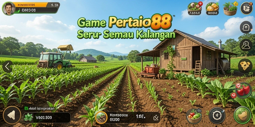 Gameplay KOMBO88 yang memukau dengan berbagai jenis tanaman dan hewan.