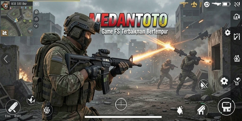 Screenshot tampilan action gameplay intense MEDANTOTO.