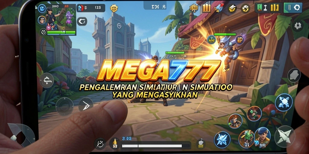 Screenshot MEGA777 memperlihatkan aksi mendebarkan dalam gameplay Simulation.