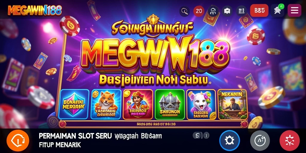 Screenshot gameplay MEGAWIN188 yang menampilkan keseruan permainan Slot.