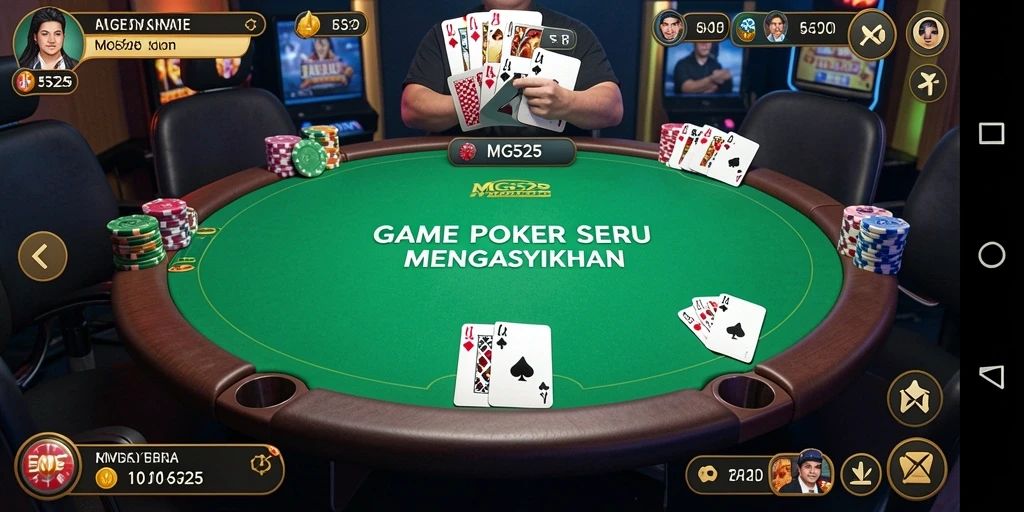 Tampilan menarik dari gameplay MG525 yang seru dan kompetitif.