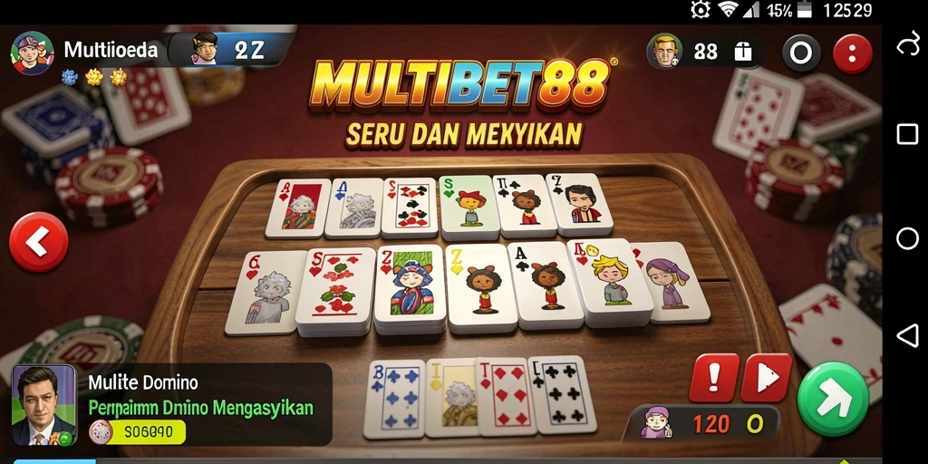 Tampilan gameplay seru MULTIBET88 dengan teman-teman.