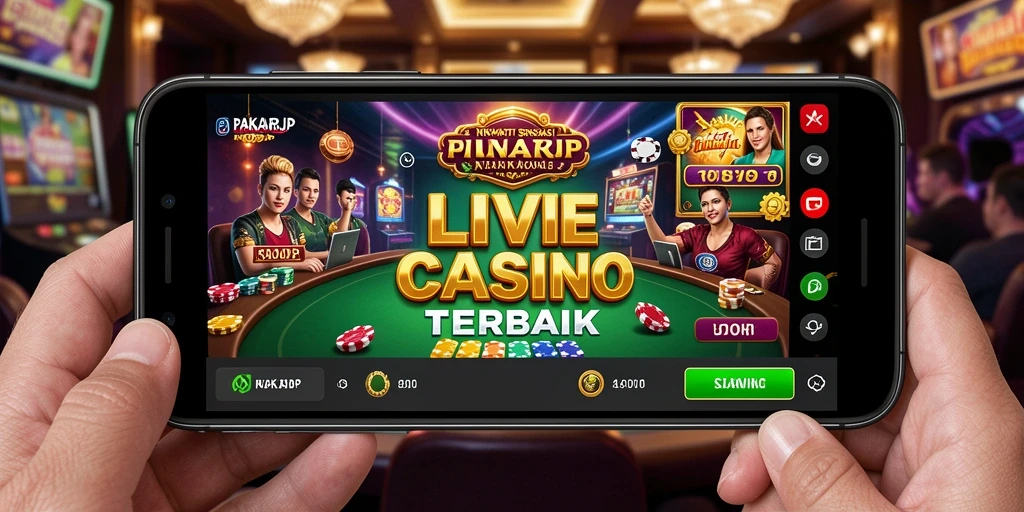Tampilan menarik dari gameplay Live Casino yang seru dan interaktif.