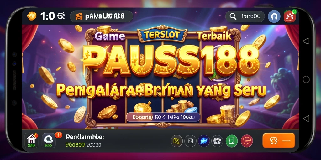 Gameplay seru dan menarik dari PAUS188 dengan tema Slot.