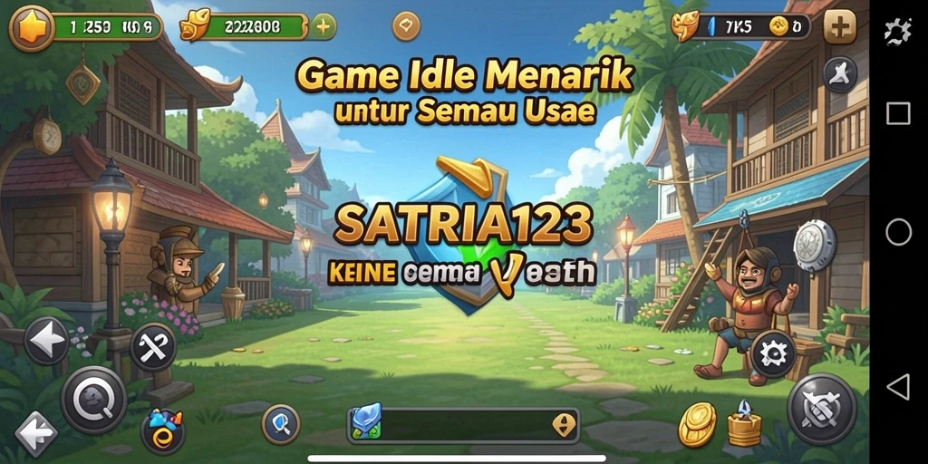 Tangkapan layar gameplay SATRIA123 yang menarik dan interaktif.