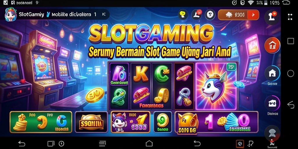 Tampilan gameplay SLOTGAMING dengan tema slot yang menarik.