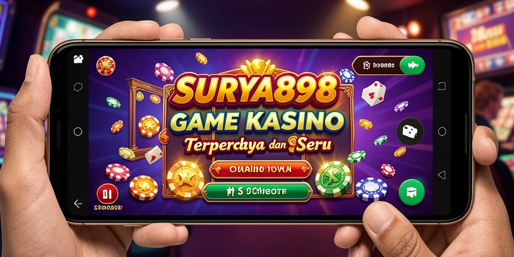 Screenshot gameplay Kasino seru dengan tampilan antarmuka yang menarik.