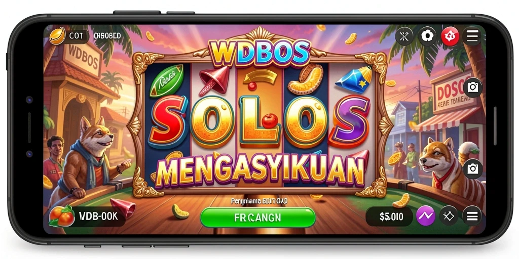 Tampilan menarik dari gameplay WDBOS yang penuh warna.