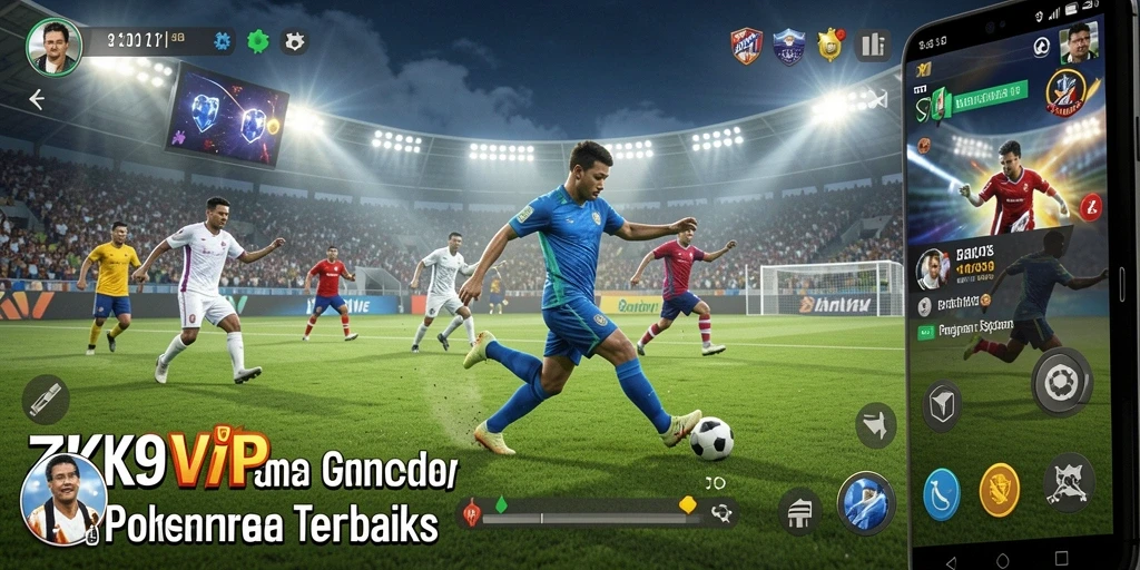 Screenshot ZK9VIP saat gameplay olahraga yang seru dan menegangkan.